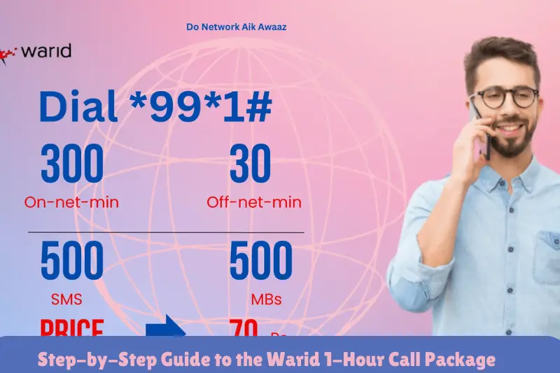 step-by-step guide to the warid 1-hour call package