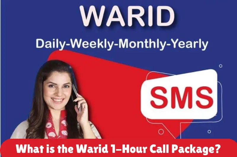 what is the warid 1-hour call package